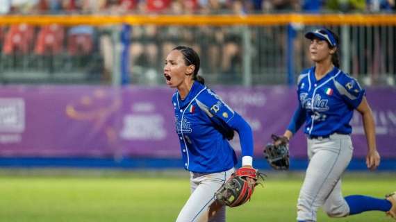 Softball, l’Italia travolge la Cina all’esordio nel Mondiale