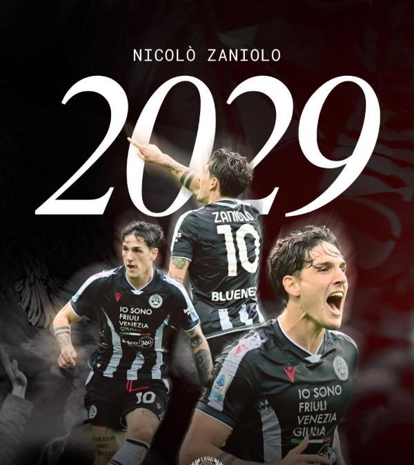 UFFICIALE - L'Udinese ha riscattato Nicolò Zaniolo: contratto fino al 2029