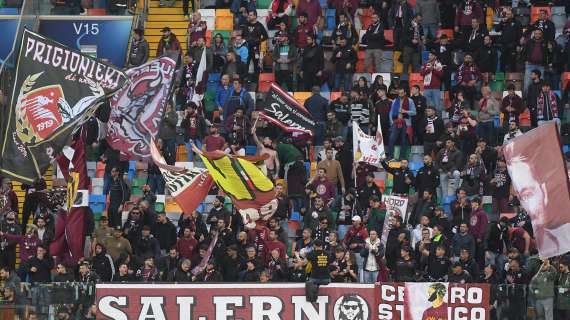 "Fate i bravi o finite male": minacce dei tifosi della Salernitana verso l'Udinese