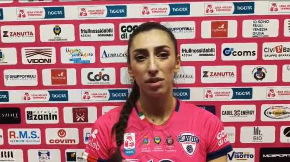 Cda Volley Talmassons Fvg, l'MVP Strantzali: "Erano mesi che aspettavamo questa vittoria. La salvezza è possibile"