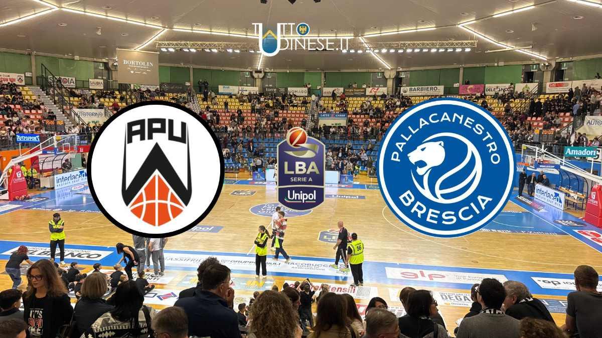 DIRETTA APU Udine - Germani Brescia 72-81: FINE PARTITA