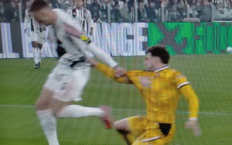 Juventus-Udinese, padroni di casa subito in vantaggio: rigore leggero concesso