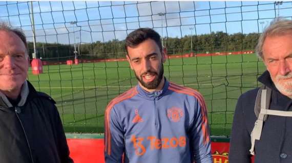 Cinello e Miano a Manchester per incontrare Bruno Fernandes