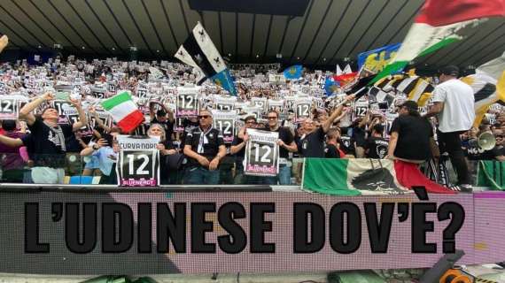 Protesta della Curva Nord: "L'Udinese dov'è?"