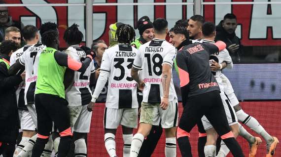 Serie A, la classifica aggiornata: Udinese a più uno sulla zona retrocessione