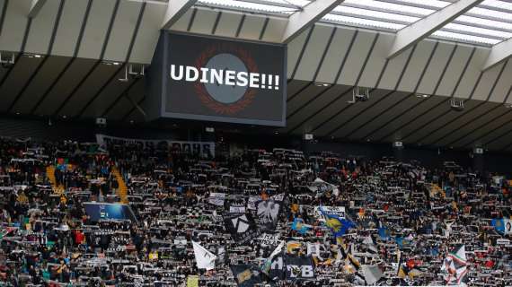 Serie A, media presenze tifosi allo stadio: Udinese dodicesima