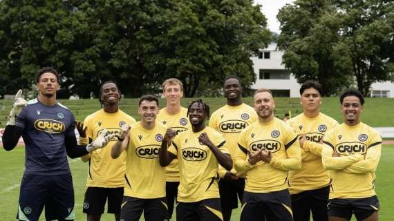 Udinese, partitella in allenamento: Bertola e Pizarro nella squadra vincente
