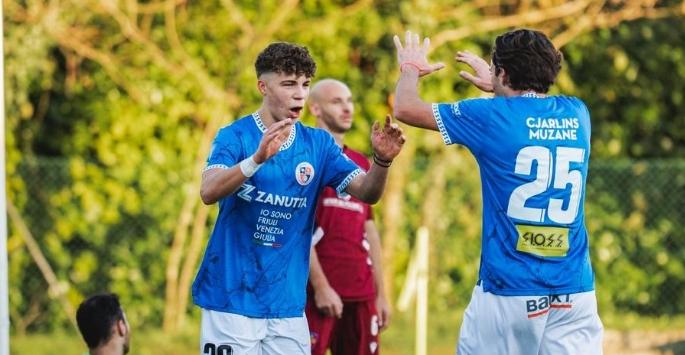 Serie D, il Cjarlins Muzane supera di misura l'Adriese: basta un gol di Benomio