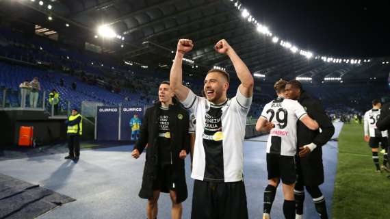 Udinese, l'Olimpico biancoceleste porta bene: contro la Lazio a caccia del quinto risultato utile consecutivo