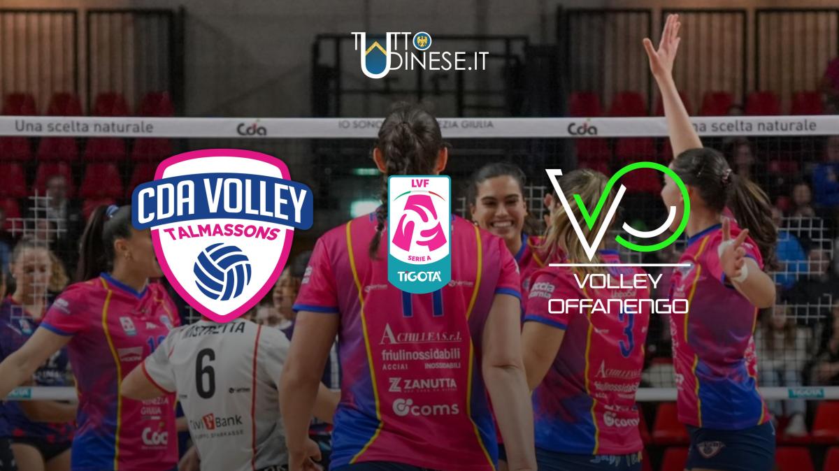 Serie A2 CDA Talmassons FVG-Volley Offanengo 3-1: RISULTATO FINALE
