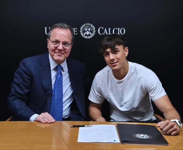 UFFICIALE - Giulio Vinciati firma il suo primo contratto con l’Udinese