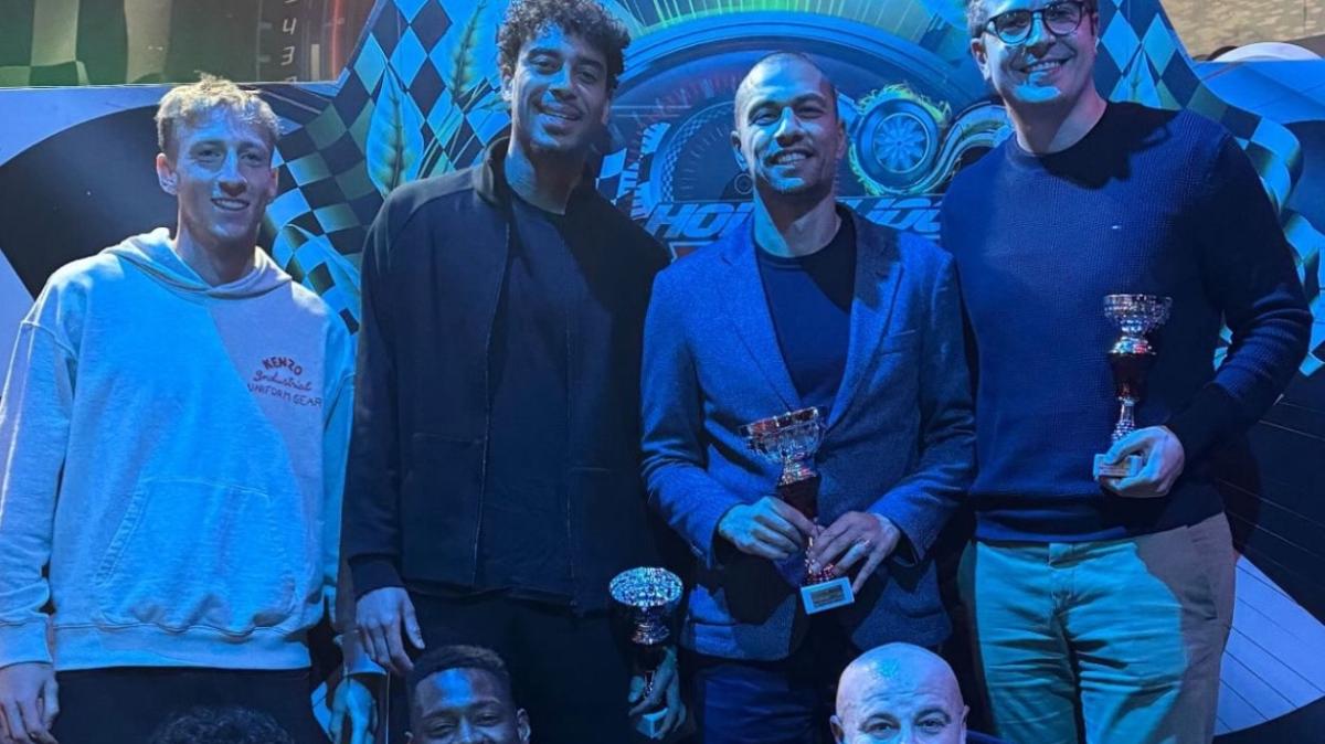 Dal campo al volante: alcuni giocatori dell'Udinese alle prese con i kart