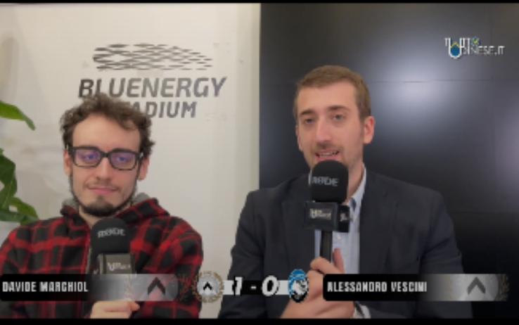 (VIDEO) Udinese-Atalanta 1-0, il commento post partita