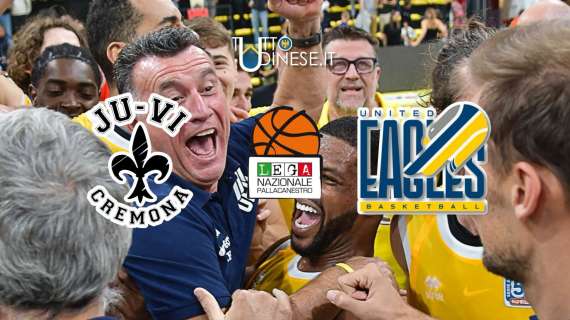 DIRETTA Serie A2 JuVi Cremona-UEB Cividale 96-90: OVERTIME