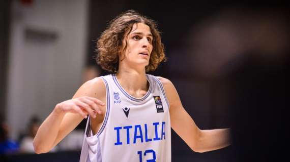 Ueb Cividale, sconfitta per l'Italia U20 contro Israele nonostante i 16 punti di Ferrari