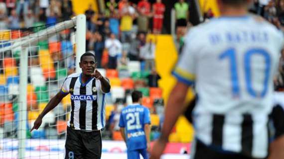 Il vantaggio di Zapata non basta ad una brutta Udinese: nella ripresa Paredes e Maccarone ribaltano il risultato