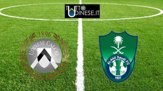 RELIVE AMICHEVOLE Udinese-Al Ahli 4-1: poker agli arabi. Perica e Lasagna in evidenza