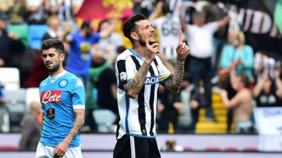 L'Udinese al Friuli non si fa battere dal Napoli