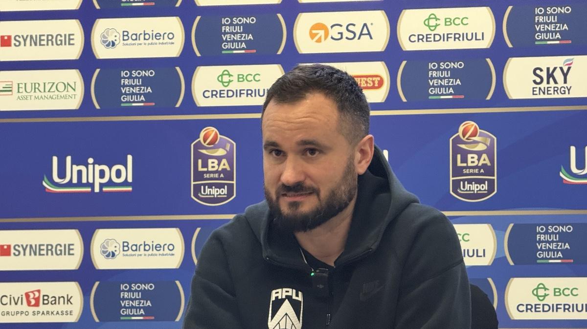 APU Udine, Vertemati: "Nessun calo fisico, mi prendo le responsabilità"