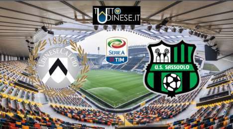 RELIVE Udinese-Sassuolo 1-2: quinta sconfitta! Fischi impietosi del Friuli