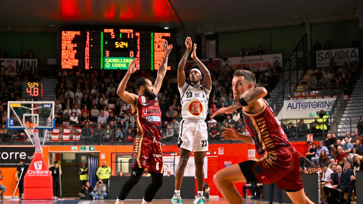 Apu Udine-Reyer 87-94, LE PAGELLE DELL'AVVERSARIO: Wiltjer incontenibile al tiro