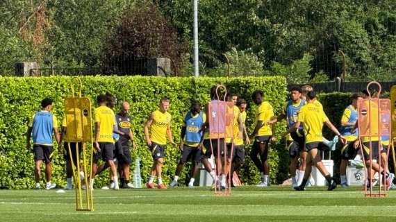 Udinese, non c'è il nuovo arrivato Bertola all'allenamento di oggi