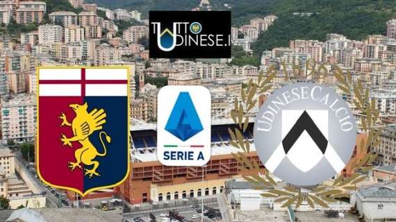 RELIVE Serie A Genoa-Udinese 1-3: i bianconeri la ribaltano! Tre punti fondamentali 