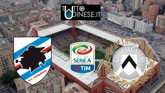 RELIVE Serie A Sampdoria-Udinese 2-1: terza sconfitta consecutiva. Troppe occasioni mancate e anche tanta sfortuna