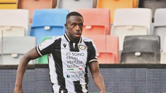 Udinese, un turno di squalifica per Kamara: salterà il Como