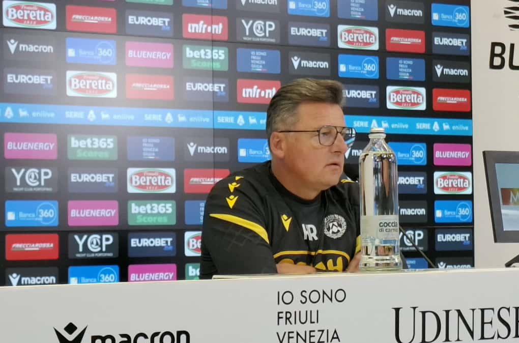 Udinese, Runjaic in conferenza: "Ora siamo più costanti, vogliamo mettere in difficoltà anche la Roma"