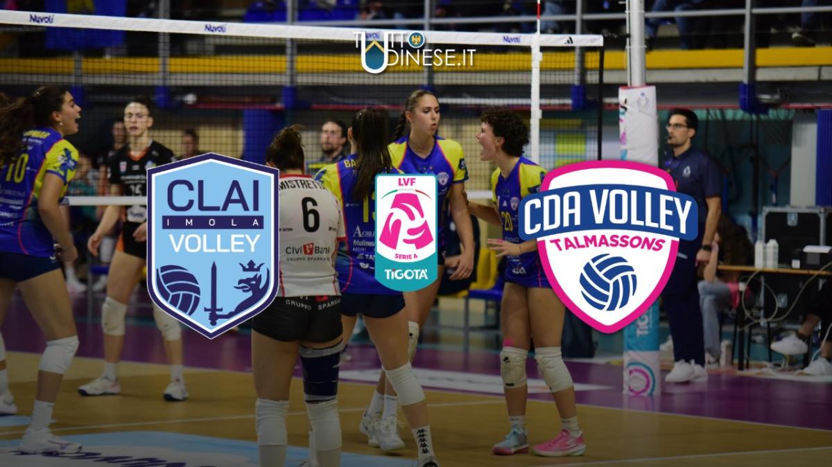 DIRETTA Serie A2 Clai Imola Volley-CDA Talmassons FVG 0-3: RISULTATO FINALE