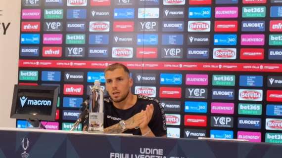 Carrarese, Bleve in conferenza: "Abbiamo fatto una buona prestazione contro l'Udinese"