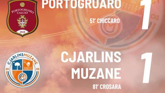 Serie D, il Cjarlins Muzane torna da Portogruaro con un punto