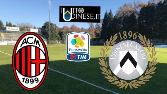  RELIVE PRIMAVERA - Milan-Udinese 0-2: i friulani si impongono a Milano