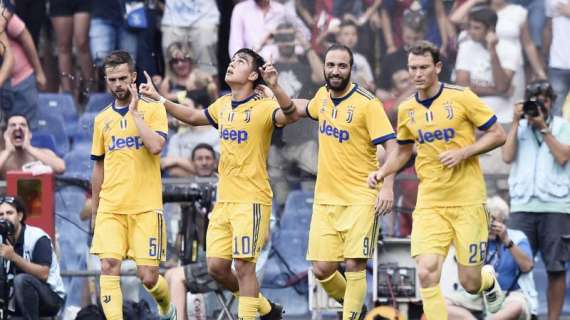 Serie A, rimonta Juve al Ferraris: da 2-0 a 2-4. Battuto un buon Genoa