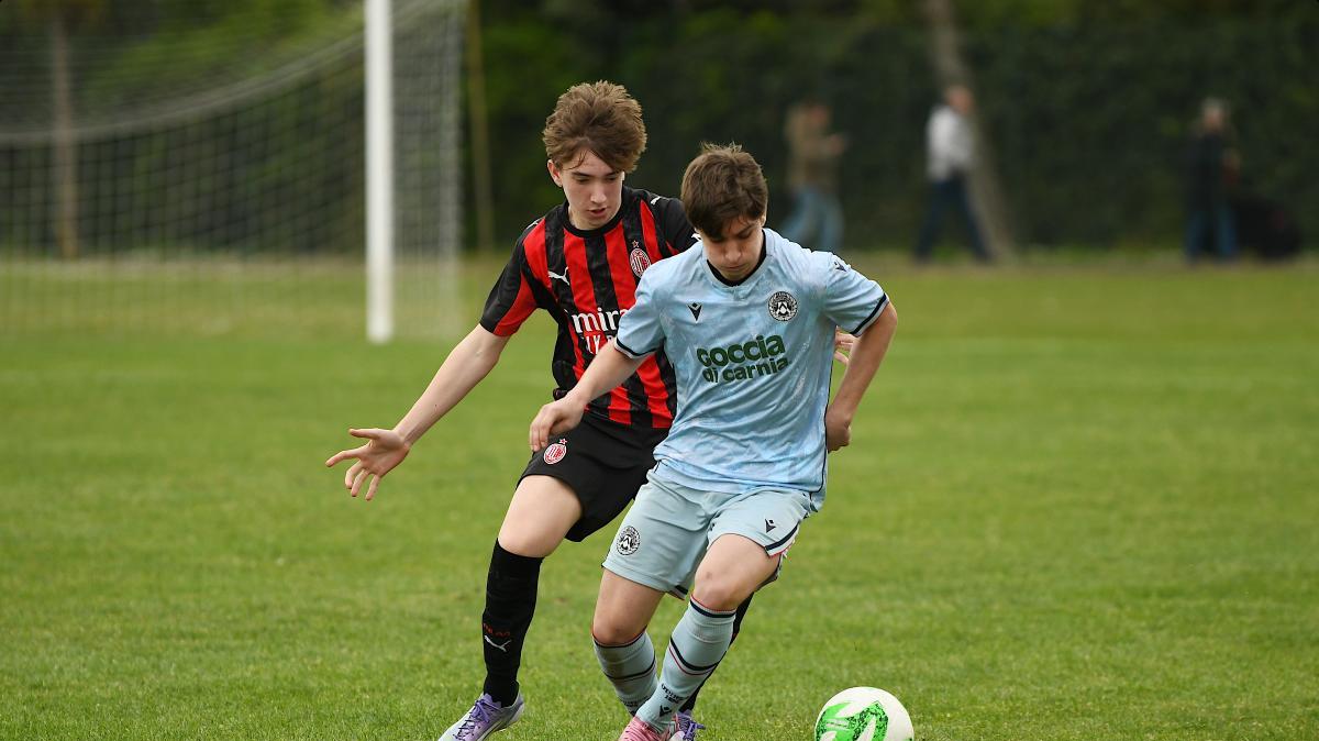 Udinese U15, finisce 0-0 il ritorno con il Milan ma passano i rossoneri