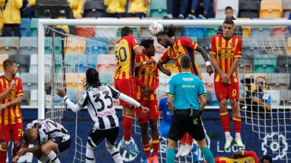 Udinese-Lecce 1-0, le pagelle del Messaggero Veneto: Davis incide, flop Brenner