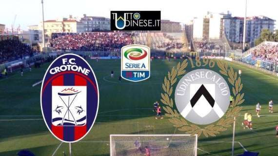 Rivivi il LIVE Crotone-Udinese: 1-0, Rohden lancia i padroni di casa