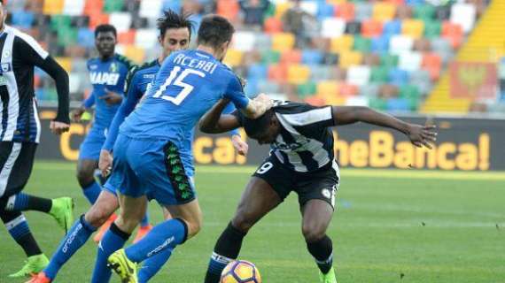 Post Udinese-Sassuolo: che flop al cospetto del Re!