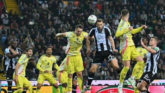 Juventus-Udinese, la differenza tra le due squadre nei gol subiti di testa: i numeri