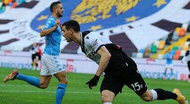 Udinese-Napoli 1-2, LE PAGELLE: troppi errori in difesa, Lasagna segna ma poi spreca