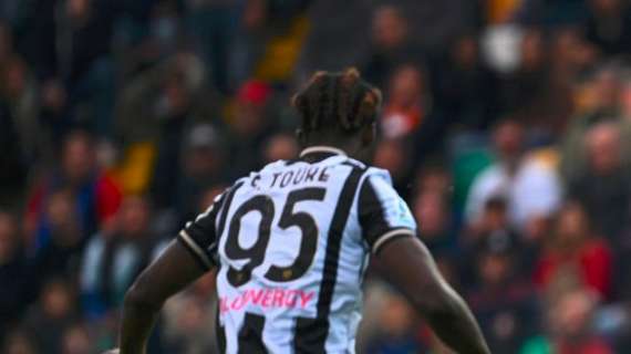 Udinese, si ferma anche Toure: problema all'inguine per il francese