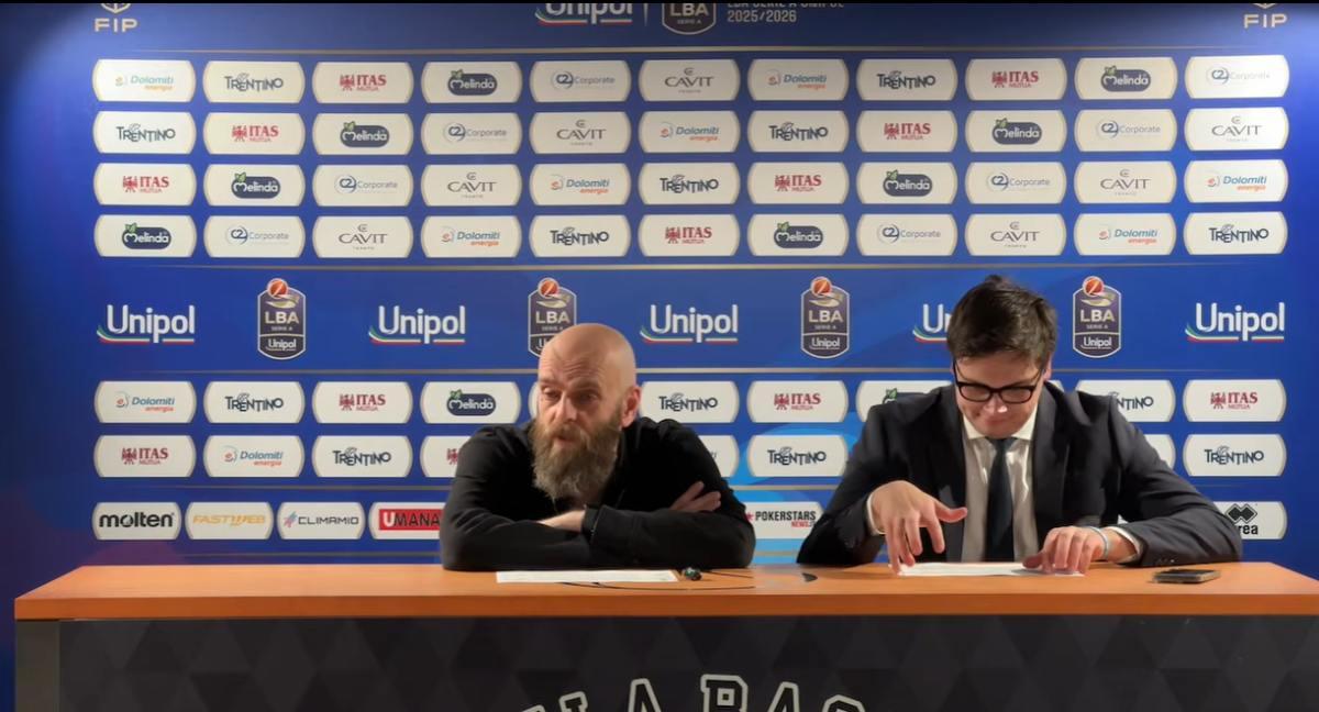 Aquila Trento-APU Udine 75-82, Cancellieri: "Primo tempo non all'altezza"