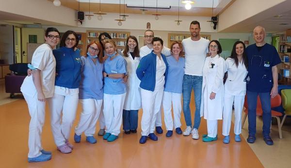 Udinese, Padelli in visita ai ragazzi e ragazze del CRO di Aviano