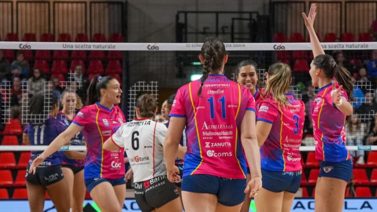 CDA Talmassons FVG, è l'Itas Trentino l'avversario dei quarti di finale di Coppa Italia