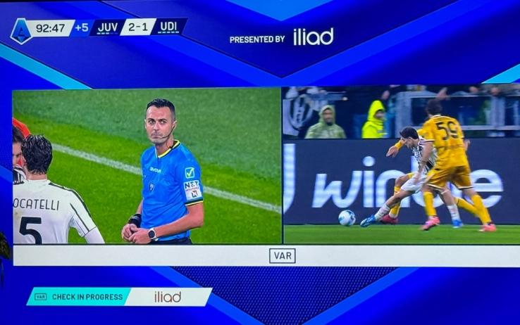 Juventus-Udinese, secondo rigore per i padroni di casa: la dinamica dell'episodio
