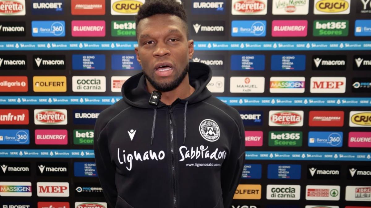 Udinese, Kabasele: "Fa male perdere due punti in casa, abbiamo perso un'occasione per fare il salto di qualità"