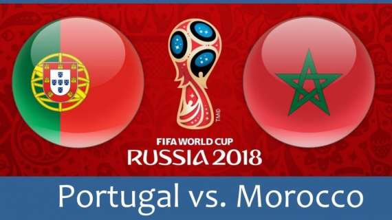RELIVE FIFA World Cup Russia 2018, Portogallo-Marocco 1-0, la risolve Ronaldo con un colpo di testa