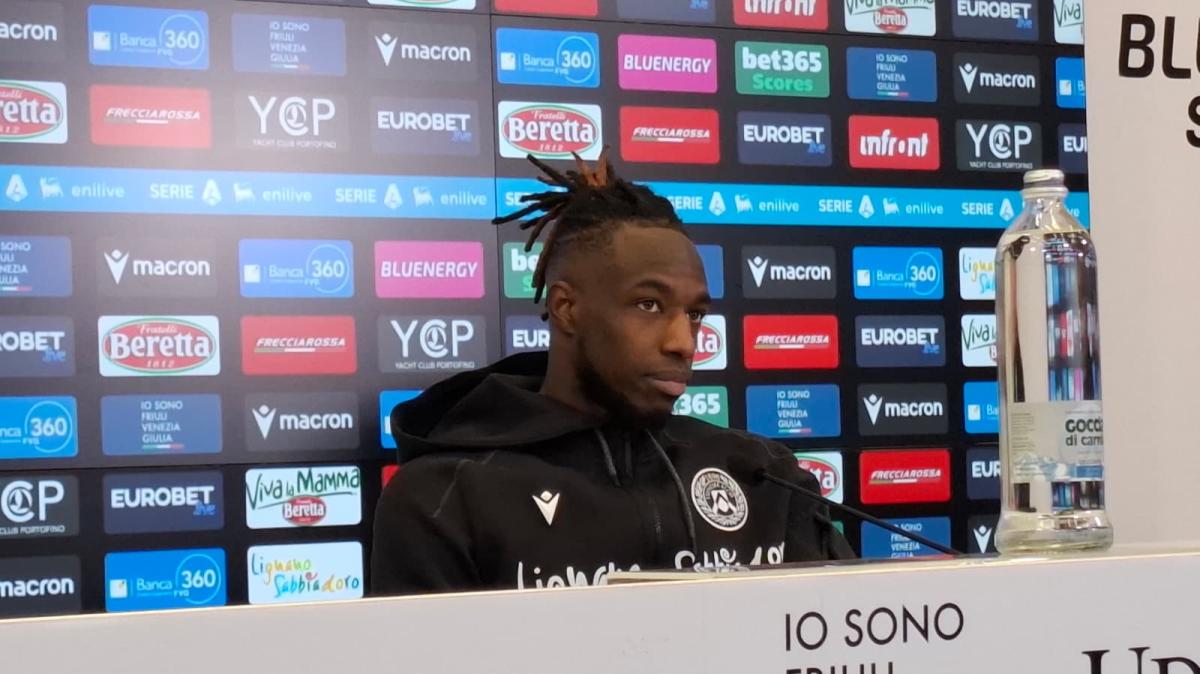 Udinese, Kamara in conferenza: "Facciamo sempre alcuni errori"