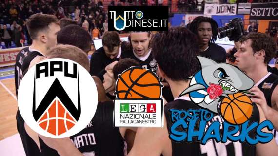 RELIVE Serie A2 Girone Est Apu OWW- Roseto Sharks 84-61: RISULTATO FINALE